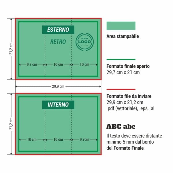 PrintOK - Pieghevole 9,8x21 3 ante template